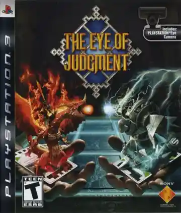 Eye of Judgment, The (USA) (v3.00) (Disc) (Update) box cover front